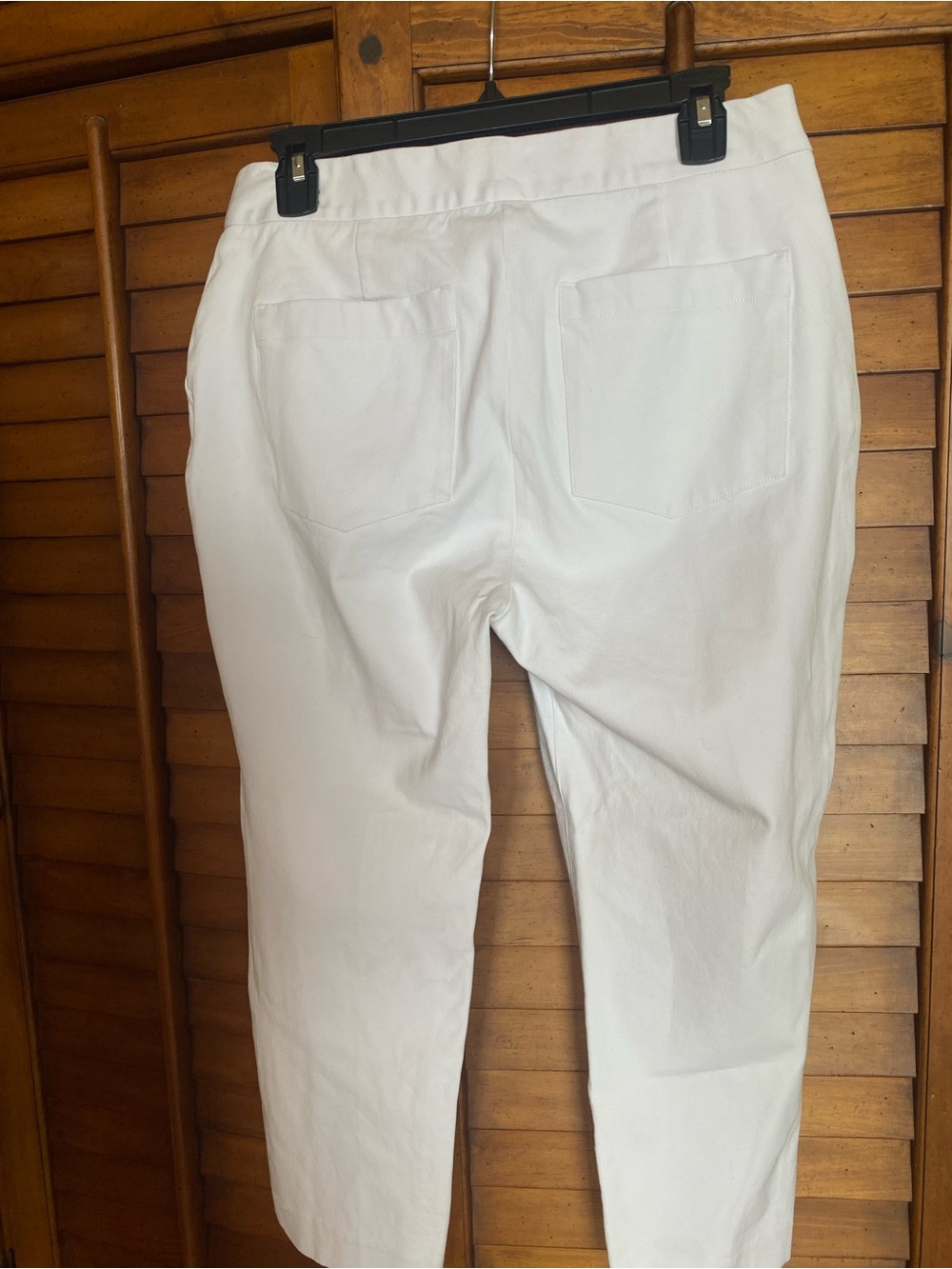SPANX White Ankle-Length Pull-On Pants - Picture 3 of 6